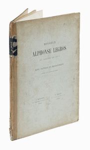 AUGUSTE POULET-MALASSIS : Monsieur Alphonse Legros Au Salon de 1875. Note Critique Et Biographique...  - Asta Libri, autografi e manoscritti - Associazione Nazionale - Case d'Asta italiane