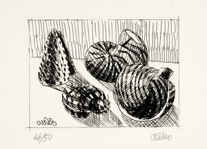 SALVATORE [PSEUD. PER MANGIONE SALVATORE] MANGIONE - Still life Testo di Danilo Eccher.