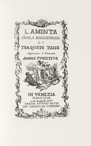 Torquato Tasso - L'Aminta favola boschereccia.