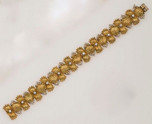 Bracciale con piccoli diamanti  - Asta Fine Jewels - Associazione Nazionale - Case d'Asta italiane