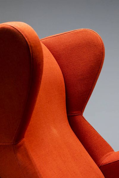 FRANCO ALBINI : Poltrona mod. Fiorenza  - Asta Design - Associazione Nazionale - Case d'Asta italiane