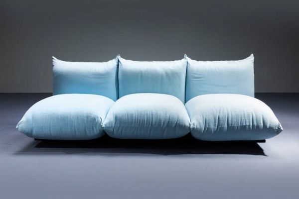 MARIO MARENCO : Divano e poltroncina mod. Marenco  - Asta Design - Associazione Nazionale - Case d'Asta italiane