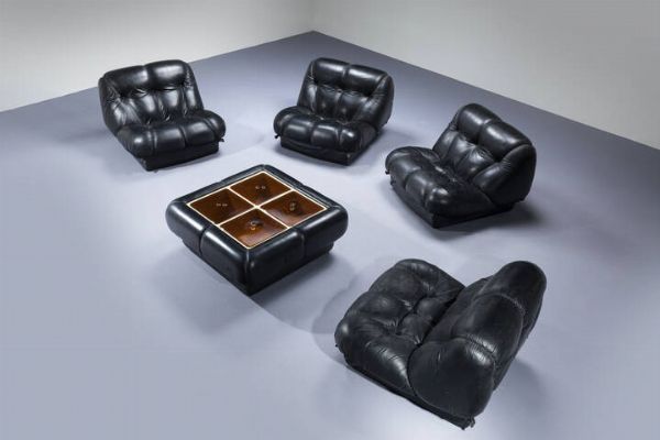 RINO MATURI : Sistema modulare mod. Nuvolone  - Asta Design - Associazione Nazionale - Case d'Asta italiane