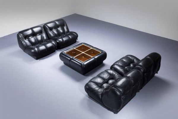 RINO MATURI : Sistema modulare mod. Nuvolone  - Asta Design - Associazione Nazionale - Case d'Asta italiane