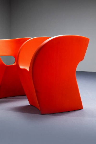 RON ARAD : Coppia di poltrone mod. Little Albert  - Asta Design - Associazione Nazionale - Case d'Asta italiane