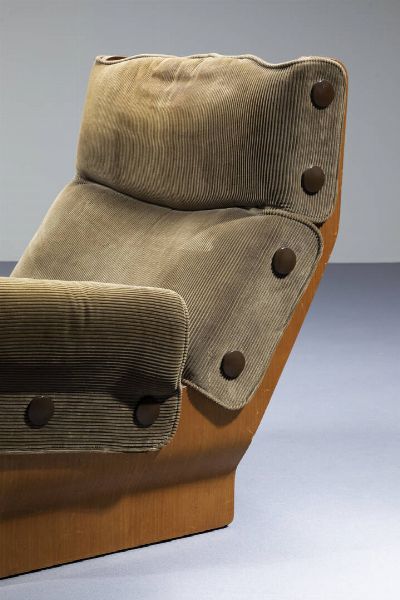 OSVALDO BORSANI : Coppia di poltrone P110 Canada  - Asta Design - Associazione Nazionale - Case d'Asta italiane