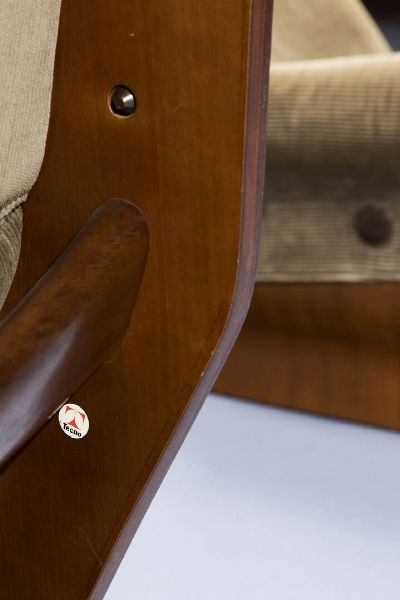 OSVALDO BORSANI : Coppia di poltrone P110 Canada  - Asta Design - Associazione Nazionale - Case d'Asta italiane