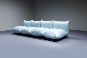 MARIO MARENCO : Divano e poltroncina mod. Marenco  - Asta Design - Associazione Nazionale - Case d'Asta italiane