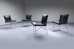 ENZO MARI : Quattro sedie mod. Sof Sof  - Asta Design - Associazione Nazionale - Case d'Asta italiane