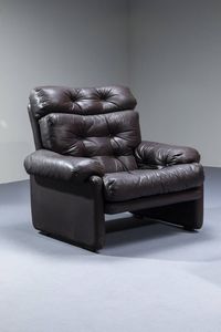 AFRA E TOBIA SCARPA : Coppia di poltrone mod. Coronado  - Asta Design - Associazione Nazionale - Case d'Asta italiane