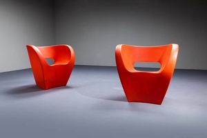 RON ARAD : Coppia di poltrone mod. Little Albert  - Asta Design - Associazione Nazionale - Case d'Asta italiane