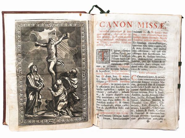 Missale Romanum ex decreto Sacrosancti Concilii Tridentini restitutum  - Asta Libri Antichi e Libri d'Arte - Associazione Nazionale - Case d'Asta italiane