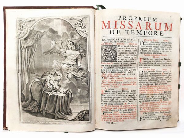 Missale Romanum ex decreto Sacrosancti Concilii Tridentini restitutum  - Asta Libri Antichi e Libri d'Arte - Associazione Nazionale - Case d'Asta italiane