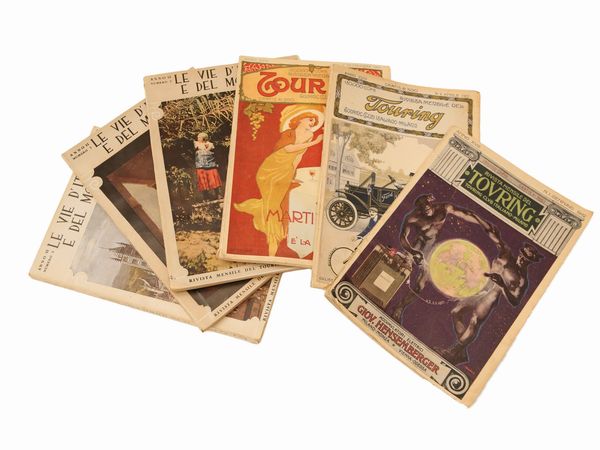 Rivista mensile del Touring Club Italiano - Le vie d�Italia e del Mondo - Club Alpino Italiano  - Asta Libri Antichi e Libri d'Arte - Associazione Nazionale - Case d'Asta italiane