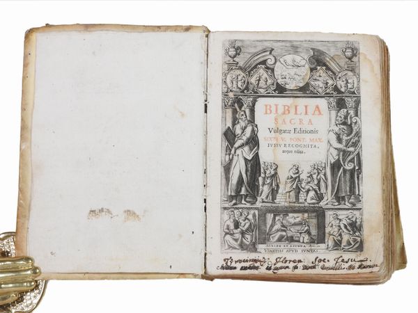 Biblia sacra vulgatae editionis Sixti V. Pont. Max. iussu recognita, atque edita  - Asta Libri Antichi e Libri d'Arte - Associazione Nazionale - Case d'Asta italiane