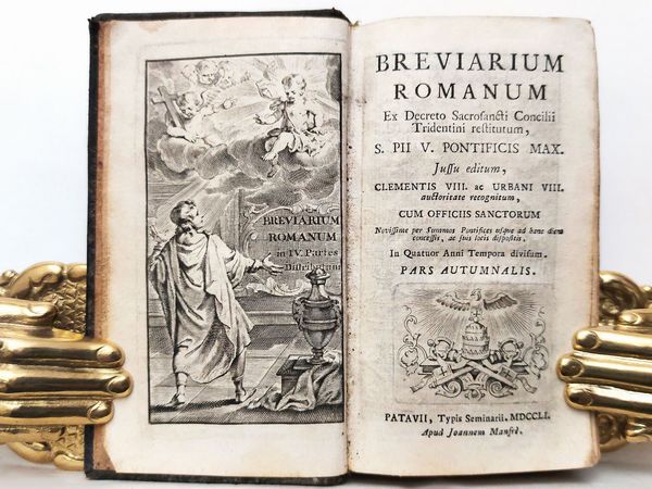 Breviarium romanum  ex decreto sacrosancti Concilii Tridentini restitutum  - Asta Libri Antichi e Libri d'Arte - Associazione Nazionale - Case d'Asta italiane