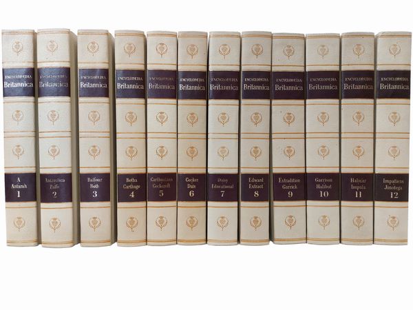 Encyclopedia Britannica  - Asta Libri Antichi e Libri d'Arte - Associazione Nazionale - Case d'Asta italiane