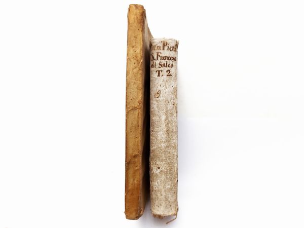 Lotto di due libri religiosi  - Asta Libri Antichi e Libri d'Arte - Associazione Nazionale - Case d'Asta italiane