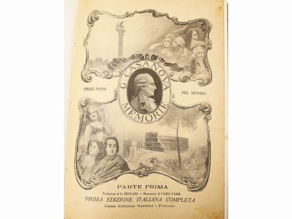 Memorie di Giacomo Casanova  - Asta Libri Antichi e Libri d'Arte - Associazione Nazionale - Case d'Asta italiane