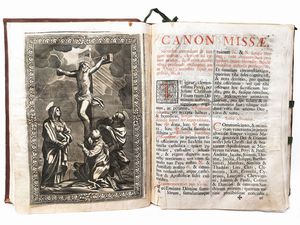 Missale Romanum ex decreto Sacrosancti Concilii Tridentini restitutum  - Asta Libri Antichi e Libri d'Arte - Associazione Nazionale - Case d'Asta italiane