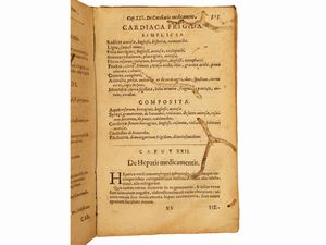 Institutiones medicae  - Asta Libri Antichi e Libri d'Arte - Associazione Nazionale - Case d'Asta italiane