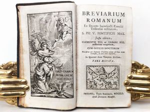 Breviarium romanum  ex decreto sacrosancti Concilii Tridentini restitutum  - Asta Libri Antichi e Libri d'Arte - Associazione Nazionale - Case d'Asta italiane