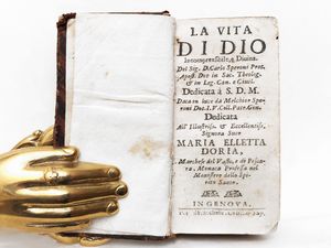 Lotto di libri antichi edificanti  - Asta Libri Antichi e Libri d'Arte - Associazione Nazionale - Case d'Asta italiane