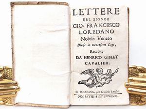 Lotto di due secentine  - Asta Libri Antichi e Libri d'Arte - Associazione Nazionale - Case d'Asta italiane