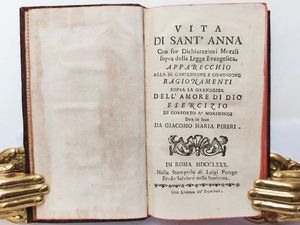 Lotto di libri sulle vite dei Santi  - Asta Libri Antichi e Libri d'Arte - Associazione Nazionale - Case d'Asta italiane
