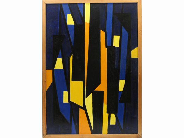 Osvaldo Medici Del Vascello : La notte 1962  - Asta L'Arte di Arredare - Associazione Nazionale - Case d'Asta italiane