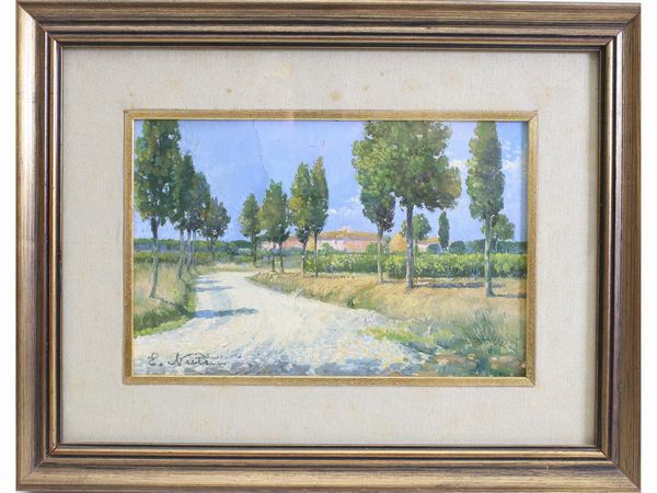 ENRICO NUTI : Paesaggi  - Asta L'Arte di Arredare - Associazione Nazionale - Case d'Asta italiane