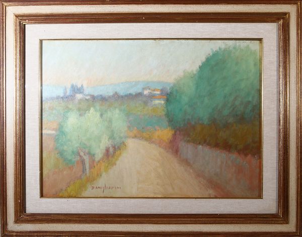 Dino Migliorini : Paesaggio campestre  - Asta L'Arte di Arredare - Associazione Nazionale - Case d'Asta italiane