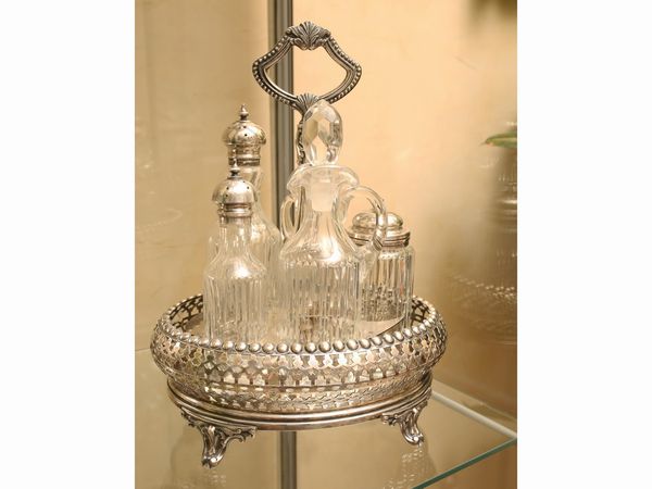 Cruet in argento  - Asta L'Arte di Arredare - Associazione Nazionale - Case d'Asta italiane