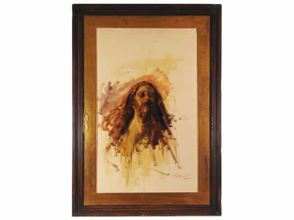 Norberto Martini : Cristo morente 1971  - Asta L'Arte di Arredare - Associazione Nazionale - Case d'Asta italiane