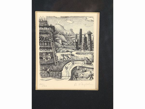 Lotto di grafica  - Asta L'Arte di Arredare - Associazione Nazionale - Case d'Asta italiane