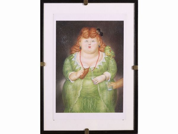 Lotto di cartoline e litografie: Alberto Fremura, Antonio Possenti e Fernando Botero  - Asta L'Arte di Arredare - Associazione Nazionale - Case d'Asta italiane