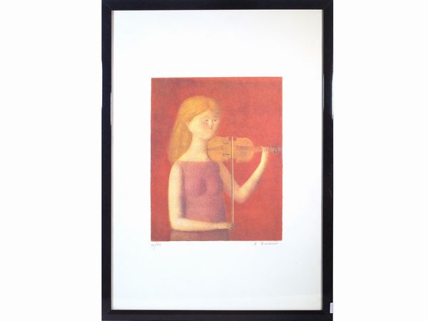 Antonio Bueno : Violinista  - Asta L'Arte di Arredare - Associazione Nazionale - Case d'Asta italiane