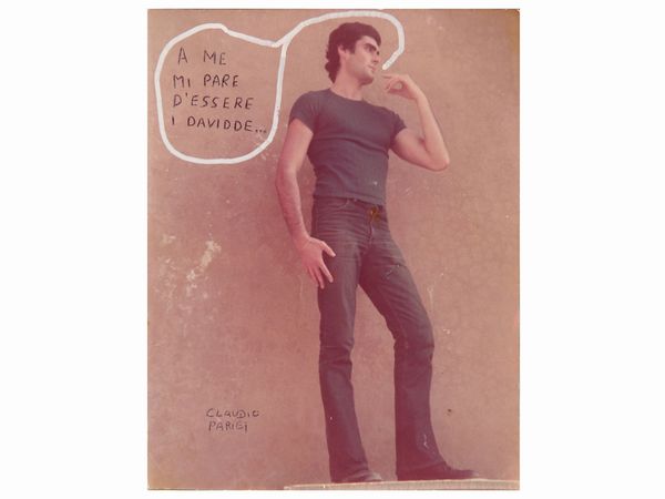 Claudio Parigi : A me mi pare d'essere i davidde...  - Asta L'Arte di Arredare - Associazione Nazionale - Case d'Asta italiane