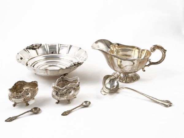 Lotto di curiosit� in argento  - Asta L'Arte di Arredare - Associazione Nazionale - Case d'Asta italiane