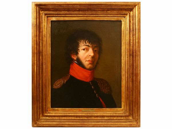 Cerchia di Andrea Appiani : Ritratto di ufficiale  - Asta L'Arte di Arredare - Associazione Nazionale - Case d'Asta italiane