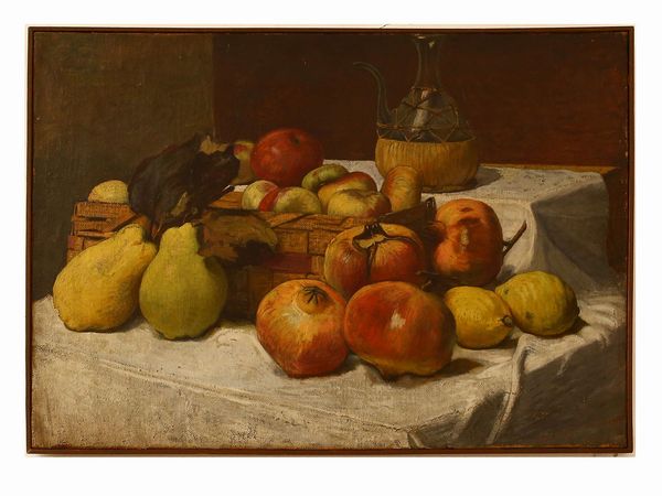 Maniera della pittura del Seicento : Natura morta  - Asta L'Arte di Arredare - Associazione Nazionale - Case d'Asta italiane