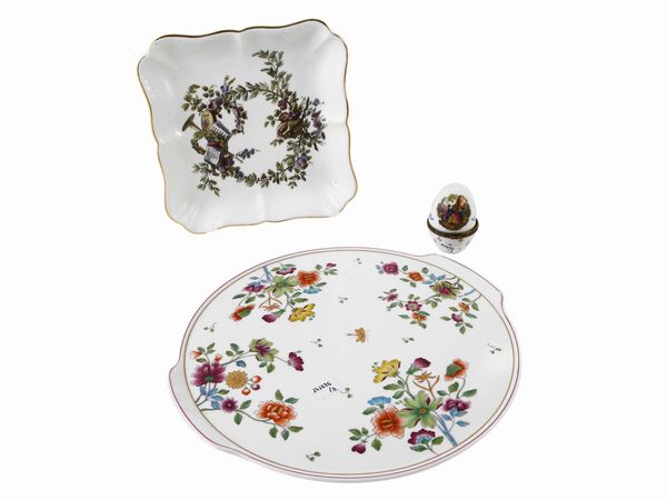 Lotto di curiosit� per la tavola in porcellana  - Asta L'Arte di Arredare - Associazione Nazionale - Case d'Asta italiane