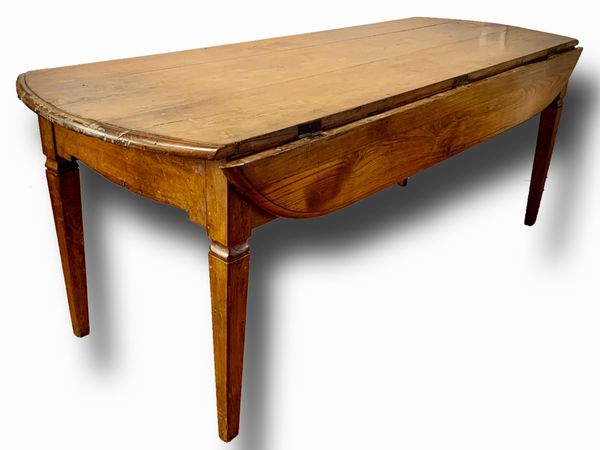 Tavolo da pranzo a bandelle in legno tenero  - Asta L'Arte di Arredare - Associazione Nazionale - Case d'Asta italiane