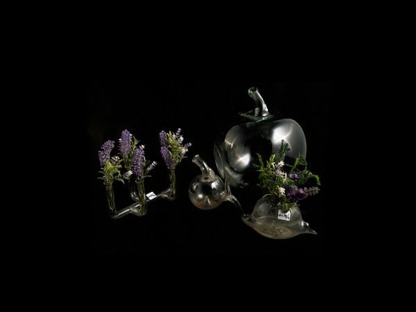 Lotto di curiosit� in vetro incolore  - Asta L'Arte di Arredare - Associazione Nazionale - Case d'Asta italiane