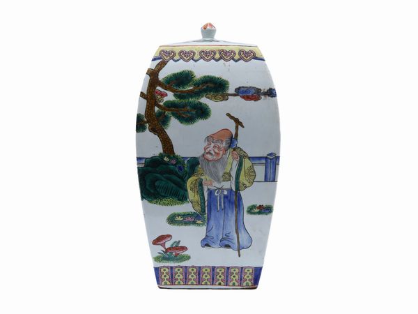 Potiche in porcellana  - Asta L'Arte di Arredare - Associazione Nazionale - Case d'Asta italiane