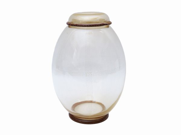 Potiche in vetro soffiato di Murano  - Asta L'Arte di Arredare - Associazione Nazionale - Case d'Asta italiane