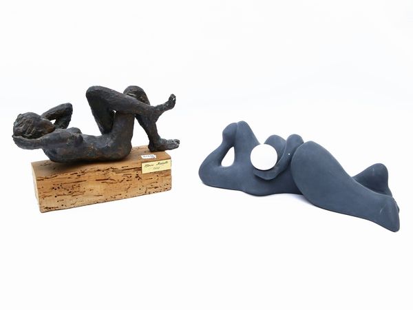 Marcello Sforna : Figura 1983  - Asta L'Arte di Arredare - Associazione Nazionale - Case d'Asta italiane