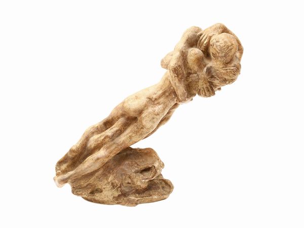 Jaroslaw Horejc : L'abbraccio  - Asta L'Arte di Arredare - Associazione Nazionale - Case d'Asta italiane