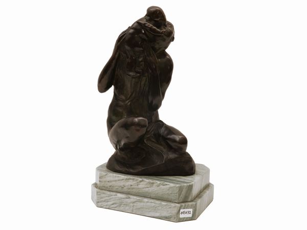 Antonio Carlini : Maternit�  - Asta L'Arte di Arredare - Associazione Nazionale - Case d'Asta italiane