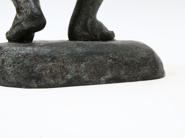 Emilio Ambron : Danzatore balinese  - Asta L'Arte di Arredare - Associazione Nazionale - Case d'Asta italiane